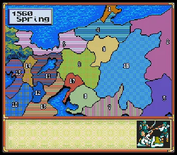 Nobunaga's Ambition (USA) screen shot game playing